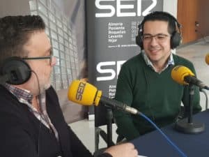 Entrevista en "Hoy por Hoy" de Cadena Ser (Aniversario Teatro Auditorio de Roquetas de Mar) 3