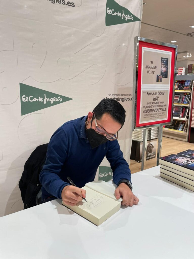 Firma de ejemplares en El Corte Inglés de El Ejido - El juramento de sal (22/12/21) 1